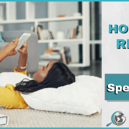 An Honest Review of Speechling With Image of Girl Looking at Phone