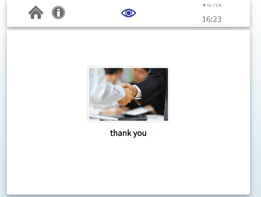 This side of the flashcard shows the phrase 