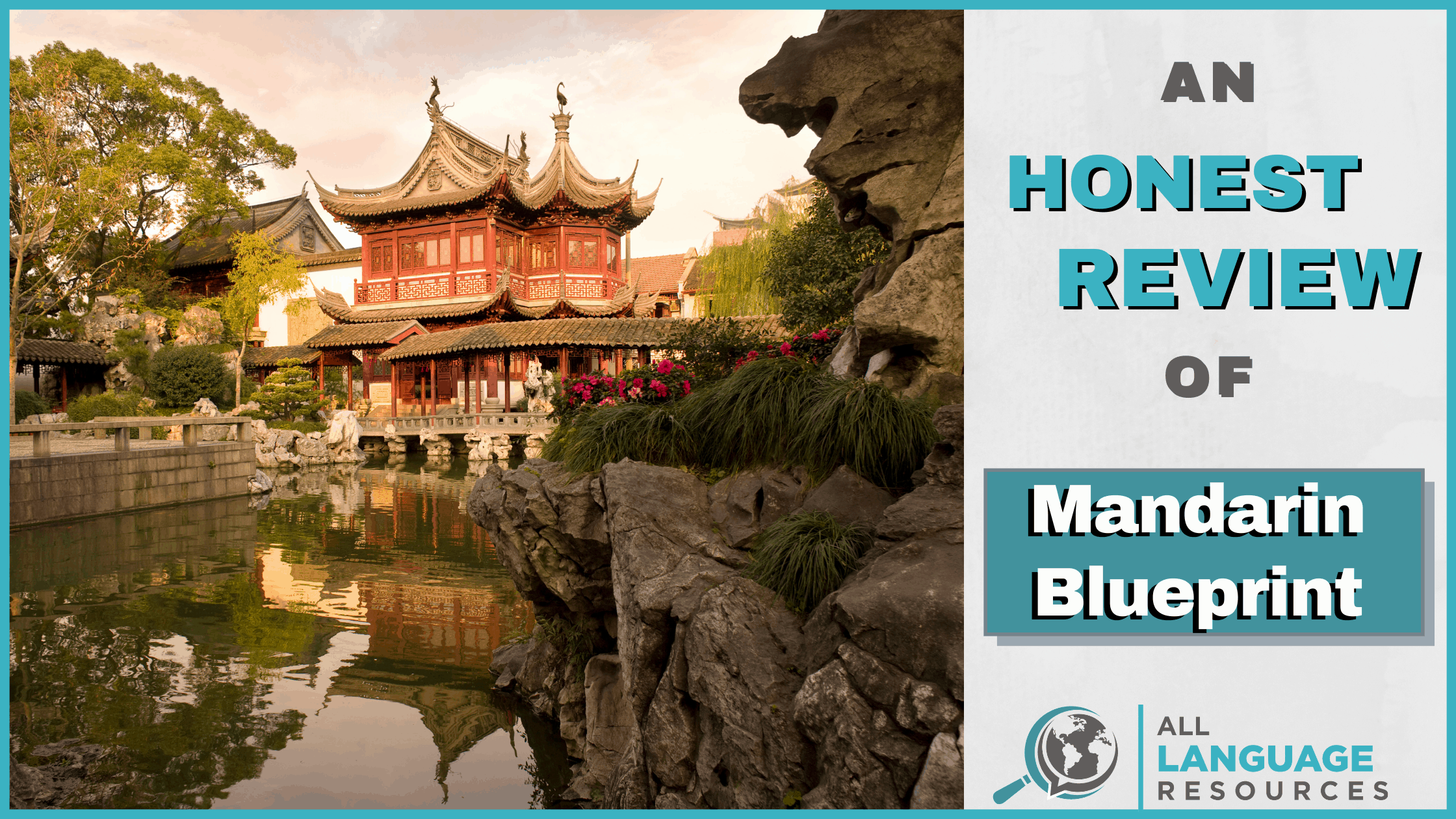 An Honest Review of Mandarin Blueprint With Image of Chinese Architecture Near River